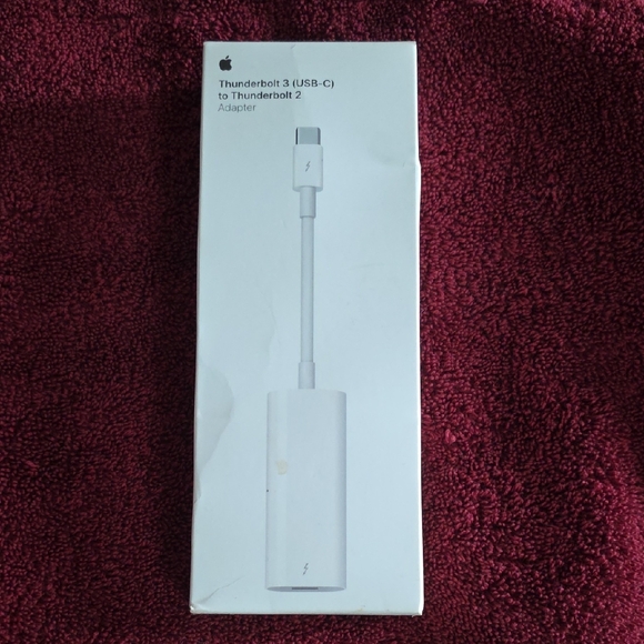Apple Other - Apple Thunderbolt 3 to Thunderbolt 2 Adapter - White